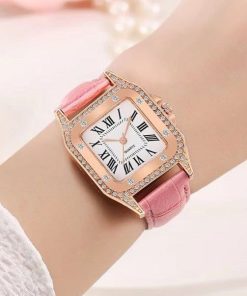 Design Santos De Cartier – Large Model – Steel – Custom Diamond-Set – Silvered Dial