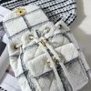 Design Chanel Backback White For Women 9.4in/24cm