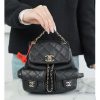 Design Chanel Mini Duma Backpack Caviar Calfskin Black