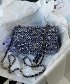 Design Chanel Tweed Classic Chain Bag Mini