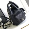 Design Chanel 23k duma large backpack black