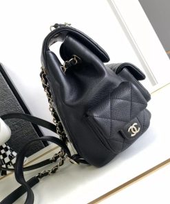 Design Chanel 23k duma large backpack black