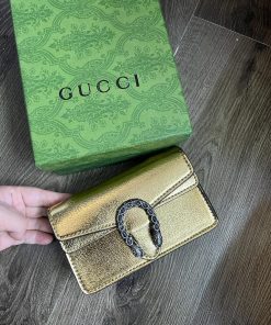 Metallic Calfskin Super Mini Dionysus Shoulder Bag