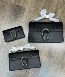 Design GUCCI DIONYSUS LEATHER MINI CHAIN RED BAG