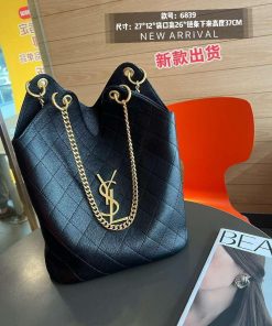 Design ysl Black Tote Shopping Bag Chain Shoulder Bags