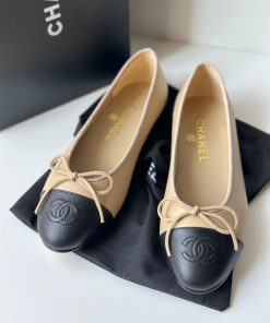 Lambskin Cap Toe CC Ballerina Flats