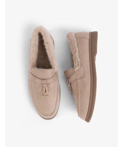 Design Faux Fur Lined Loafers