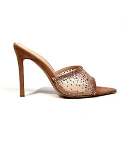 Elle Crystal-Embellished 110mm Mules