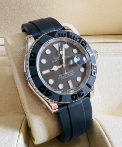 Design Rolex Yacht-Master 40 40mm Rose Gold Black 126655 Dial Oysterflex 2022