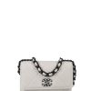 Design Chanel Wallet On Chain 19 Nappa Leather White Hardware Black