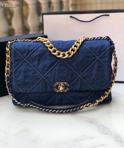 Design Chanel 19 Denim Bag