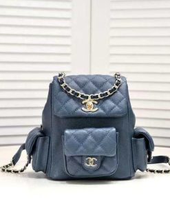 Design Chanel Caviar Black Backpack