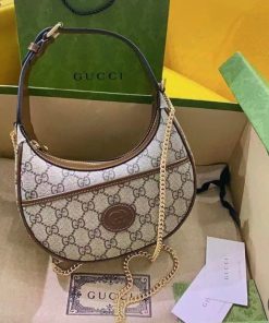 Design GG HALF-MOON-SHAPED MINI BAG