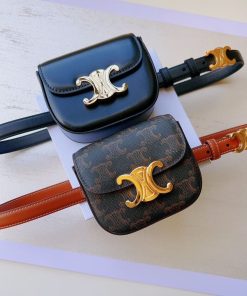 Design BELT BAG TRIOMPHE BELT IN TRIOMPHE CANVAS AND CALFSKIN