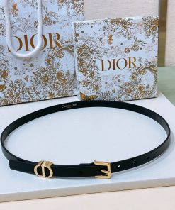 Design 30 MONTAIGNE AVENUE BELT Latte Ultrasmooth Calfskin