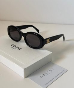 Design CELINE Acetate Triomphe 01 Sunglasses CL 40194U Black
