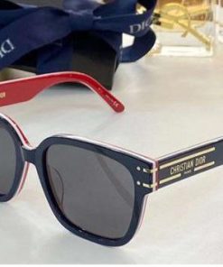 Design DIORSIGNATURE S7F Black Square Sunglasses