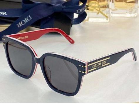 Design DIORSIGNATURE S7F Black Square Sunglasses