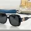 Design Gucci sunglasses Black oversize-frame