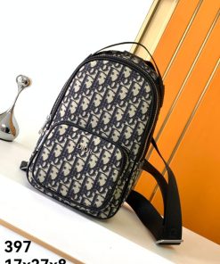 Design CHRISTIAN DIOR Oblique Mini Rider Backpack Black