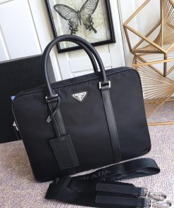 Design prada Twin rolled carry handles at top
