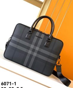 Design Burberry Ainsworth checke briefcase