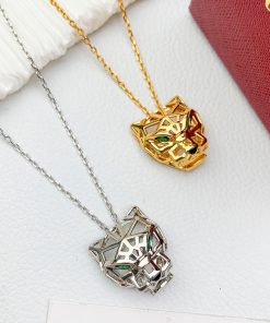 Design Cartier Panthère de Cartier Necklace Yellow Gold, Tsavorite Garnets, Onyx Ref