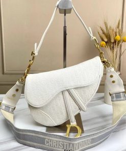 Design Christian Dior 2020 pre-owned mini Oblique Saddle bag