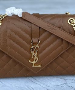 Design Saint Laurent Small Envelope Quilted Crossbody Bag