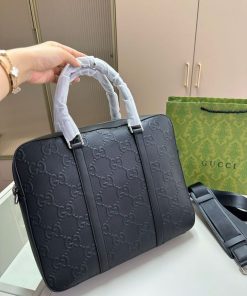 Design GG Briefcase Bag Black