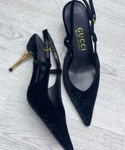 Design Gucci Women's Black GG Slingback Pump for women