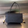 Design BOTTEGA VENETA MINI LEATHER SHOULDER BAG WITH WOVEN PATTERN for women