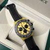 Design Daytona 116518 EWF YG on SS 904L Champagne/Black Dial Oysterflex Strap Dial