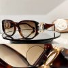 Design authentic pair of CHANEL CC Sunglasses