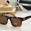 Design PRADA 0PR 19WS SUNGLASSES HONEY TORTOISE/BROWN