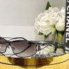 Design CHANEL BLACK MICRO RHINESTONE SUNGLASSES