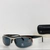 Design Chanel Shield Silver Gray Sunglasses